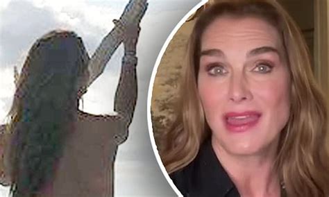 Brooke Shields, 55, strips off to pose naked by the sea